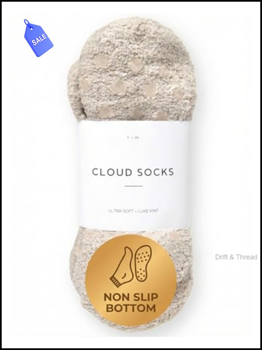Ultra-Luxe Cloud Fuzzy Slipper Socks Cozy Non-Slip Sleep Socks